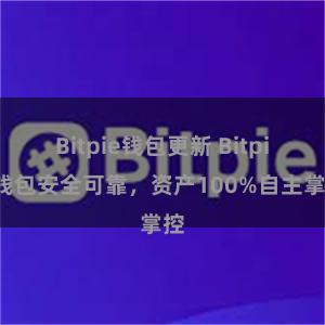 Bitpie钱包更新 Bitpie钱包安全可靠，资产100%自主掌控